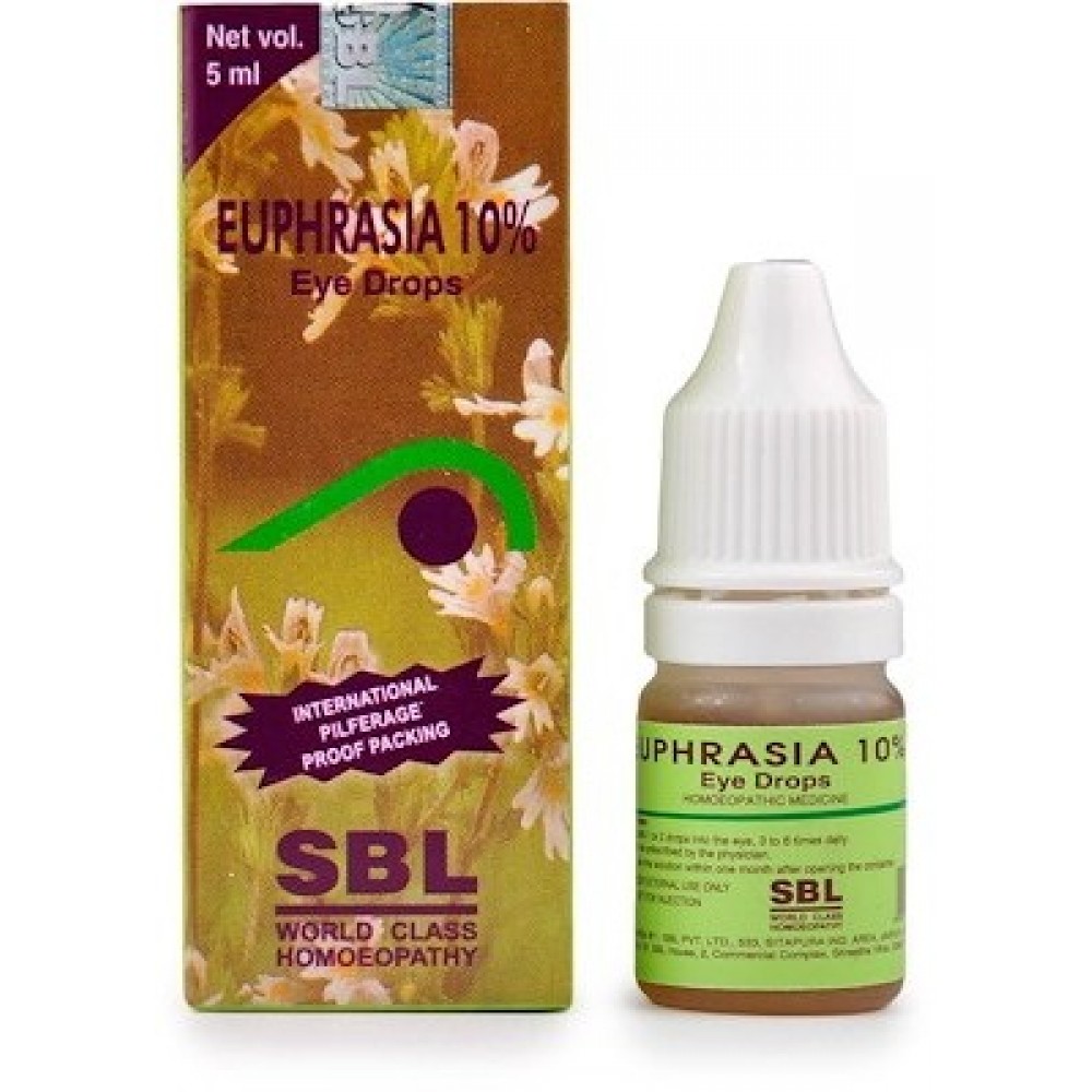 SBL Euphrasia(10%) Eye Drops (10ml) - Homeopathic & Ayurvedic Remedies
