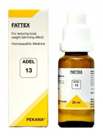 Buy Adel 13 FATTEX drops, Homeopathy medicine for Slimming effect