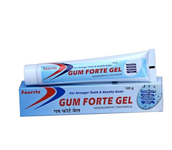 Fourrts Gum Forte Gel Homeopathic Toothpaste with Calendula, Plantago